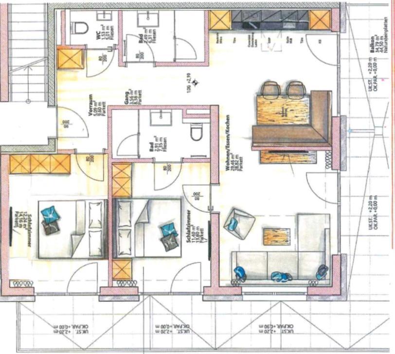 Apartament Panorama Wohung Hollersbach im Pinzgau Zewnętrze zdjęcie